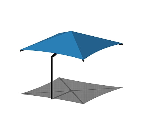 SINGLE POST PYRAMID CANTILEVER